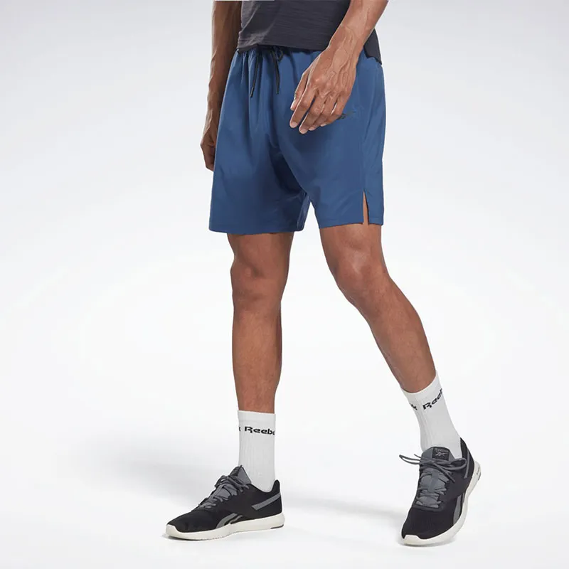 Reebok CYCLED Collection TS SPEED 2.0 SHORT Casual Shorts Men's Wax-Dyed Blue-2