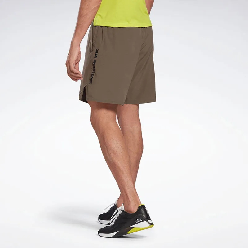 Reebok CYCLED Collection TS EPIC GRAPHIC SHORT Casual Shorts Men's Army Green-3