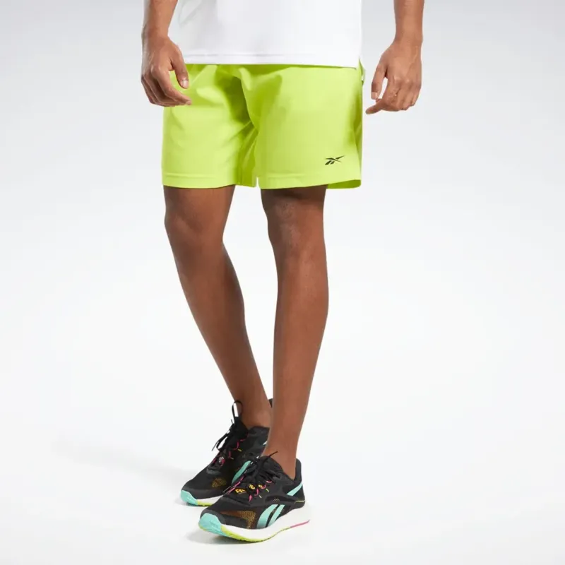 Reebok WORKOUT READY SHORTS Sports Shorts Men's Yellow-3