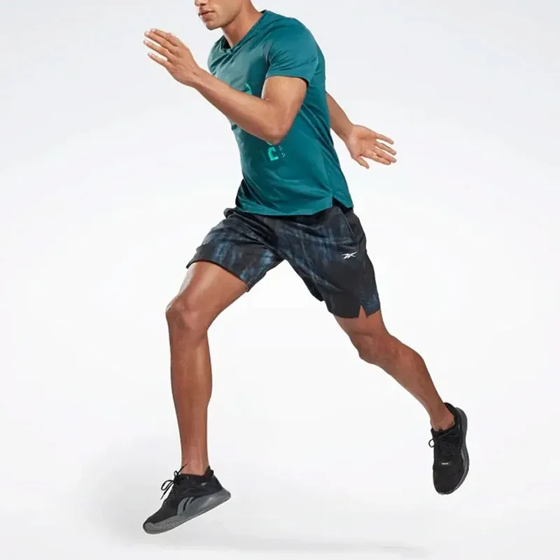 Reebok Ts Epic Aop Ltwt Short Casual Shorts Men's Black-1