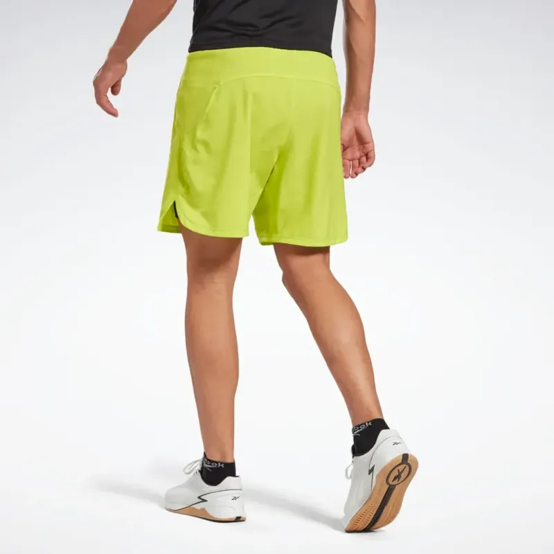 Reebok SPEED 3.0 TWO-IN-ONE SHORTS Sports Shorts Men's Yellow-3