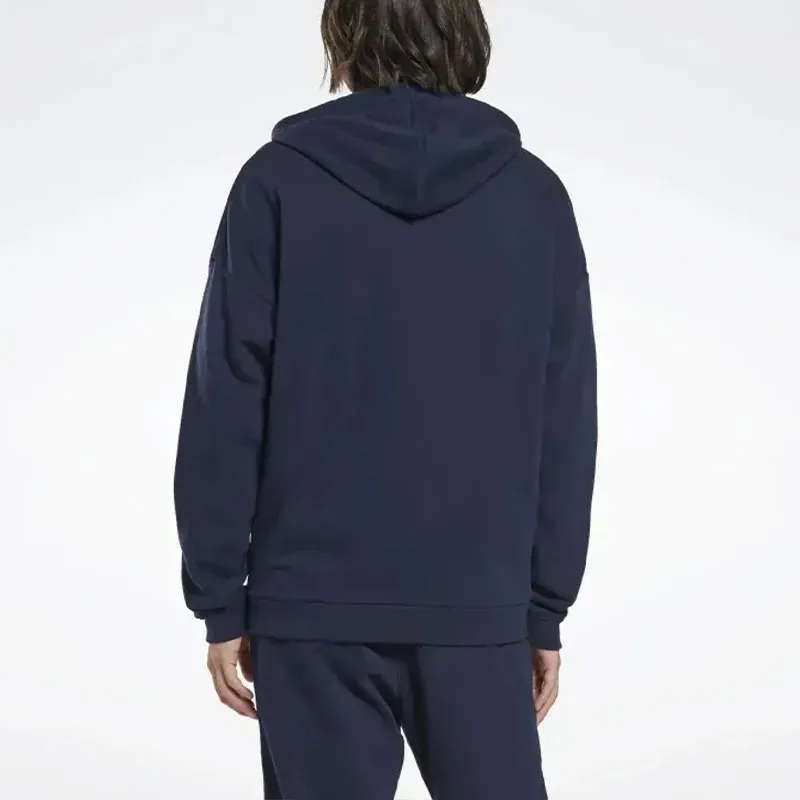 Reebok WORKOUT READY PIPING ZIP-UP SWEATSHIRT Jackets Coats Men's Blue-3