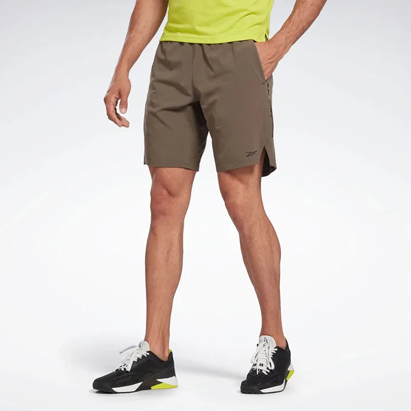 Reebok CYCLED Collection TS EPIC GRAPHIC SHORT Casual Shorts Men's Army Green-2