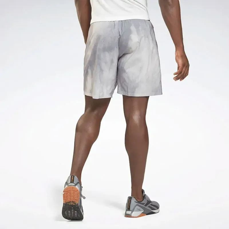 Reebok Ts Epic Aop Ltwt Short Casual Shorts Men's Gray-3