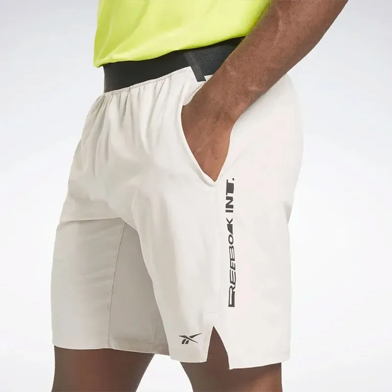 Reebok CYCLED Collection TS EPIC GRAPHIC SHORT Casual Shorts Men's Moonstone-3