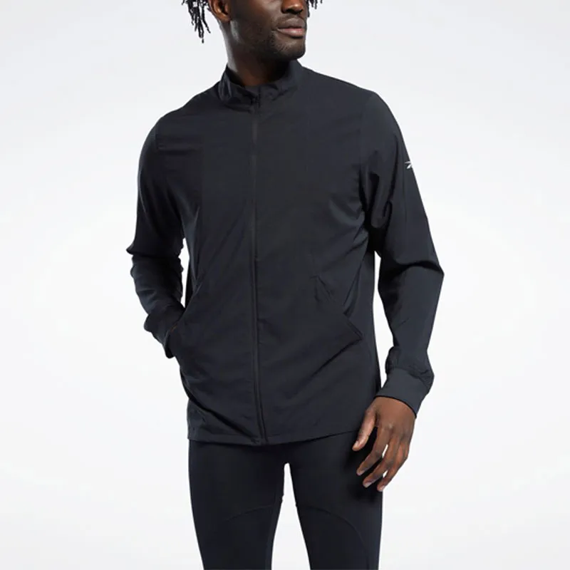 Reebok RE WOVEN WIND JKT Jackets Coats Men's Black-3