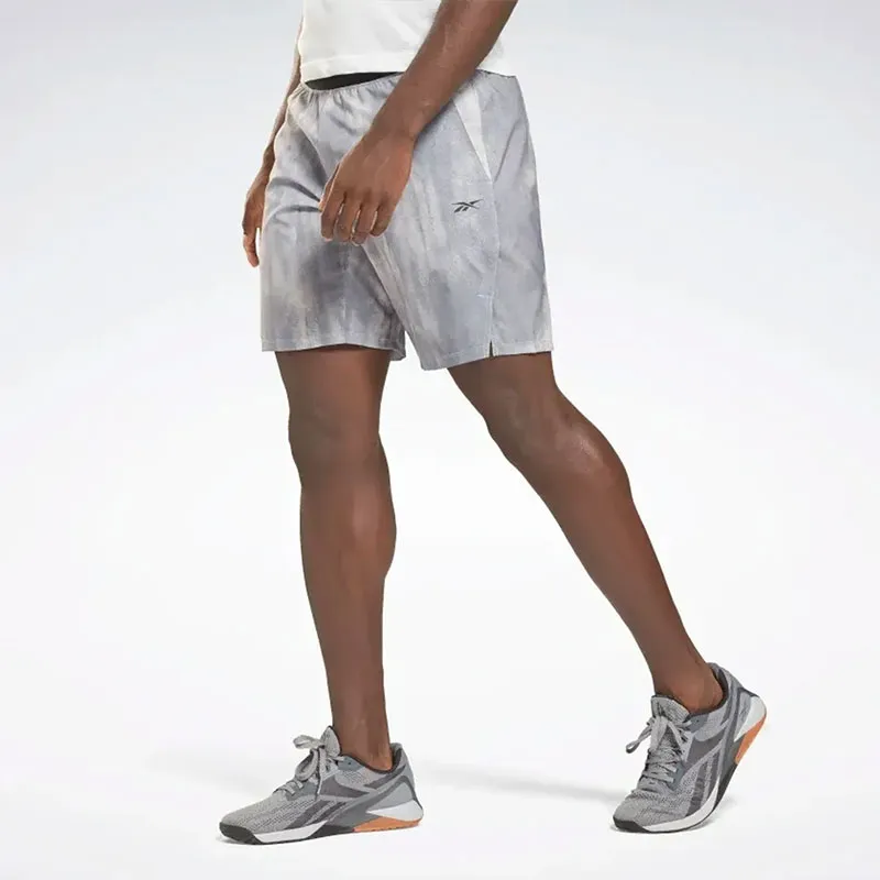 Reebok Ts Epic Aop Ltwt Short Casual Shorts Men's Gray-2