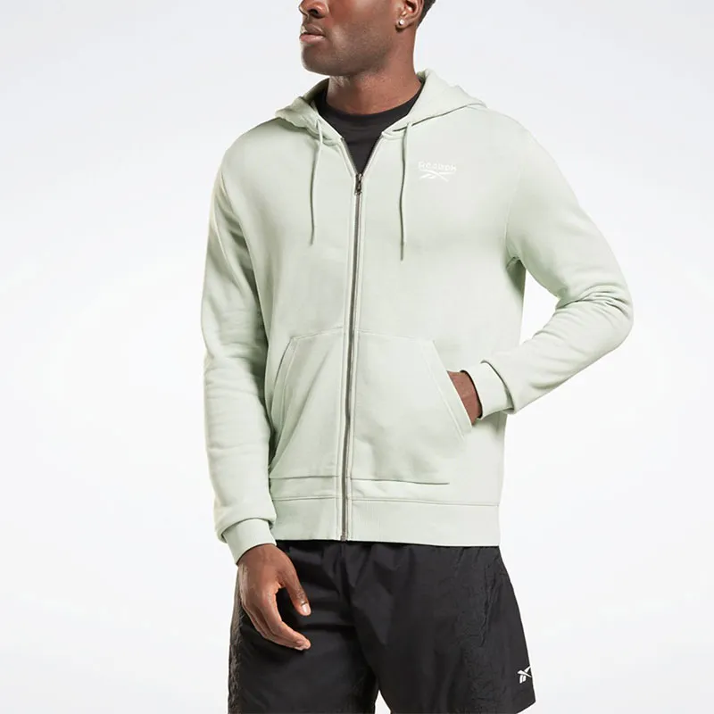 Reebok RI FT FZ HOODIE Jackets Coats Men's Sage Green-2