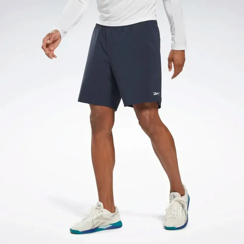 Reebok Ubf Epic+ Short Casual Shorts Men's Marine Blue-2