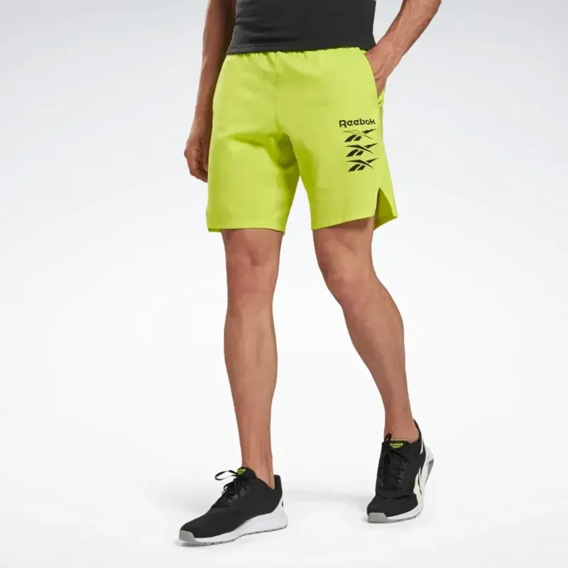 Reebok Ts Epic Lightweight Short Casual Shorts Men's Yellow-2
