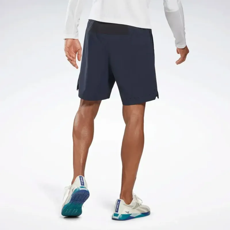 Reebok Ubf Epic+ Short Casual Shorts Men's Marine Blue-3