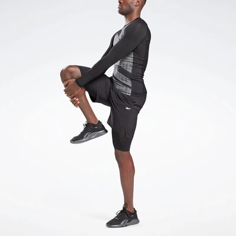 Reebok TS 2-in-1 Epic Short Sports Shorts Men's Black-1