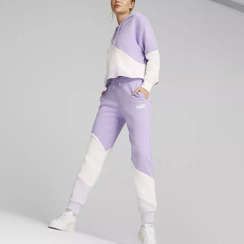 PUMA POWER CAT PANTS TR Knitted Sweatpants Women's Purple-2