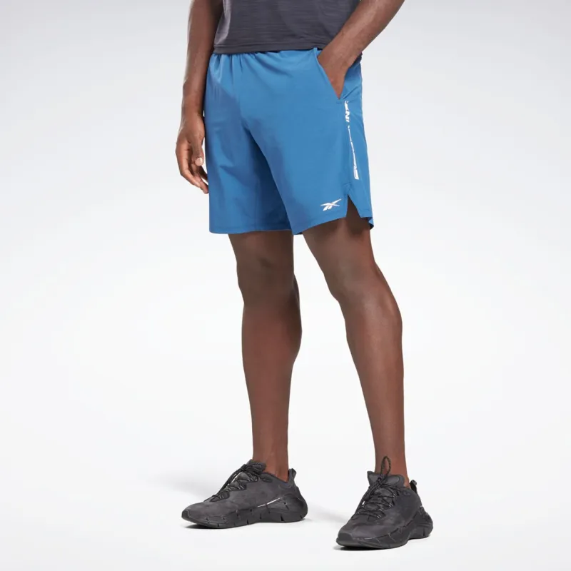 Reebok CYCLED Collection TS EPIC GRAPHIC SHORT Sports Shorts Men's Blue-4