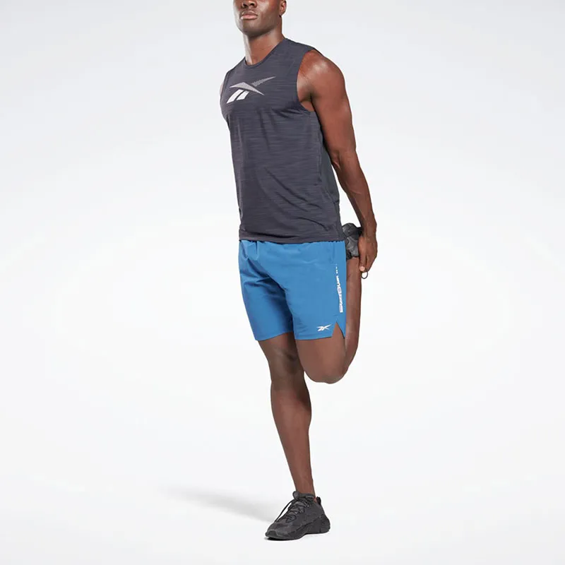 Reebok CYCLED Collection TS EPIC GRAPHIC SHORT Sports Shorts Men's Blue-1