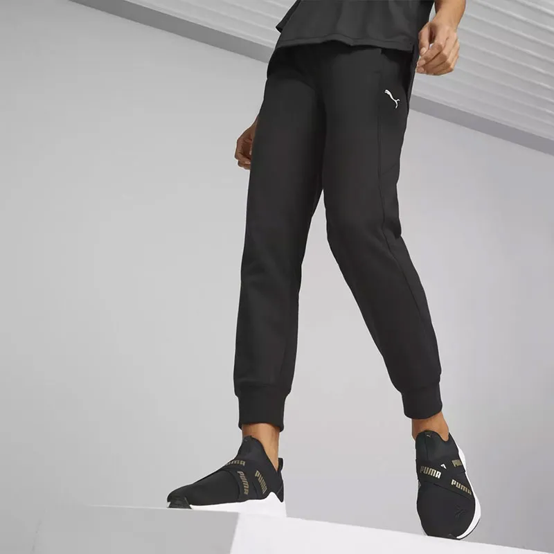 PUMA MODERN SPORTS PANTS CL Knitted Sports Pants Women's Black-3