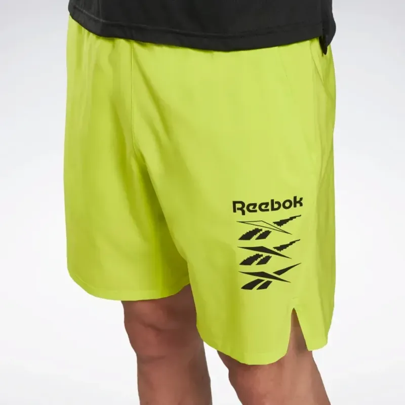 Reebok Ts Epic Lightweight Short Casual Shorts Men's Yellow-3