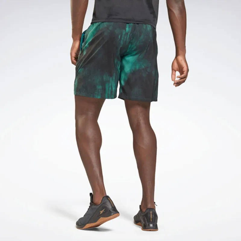 Reebok Ts Epic Aop Ltwt Short Casual Shorts Men's Midnight Pine Green-4