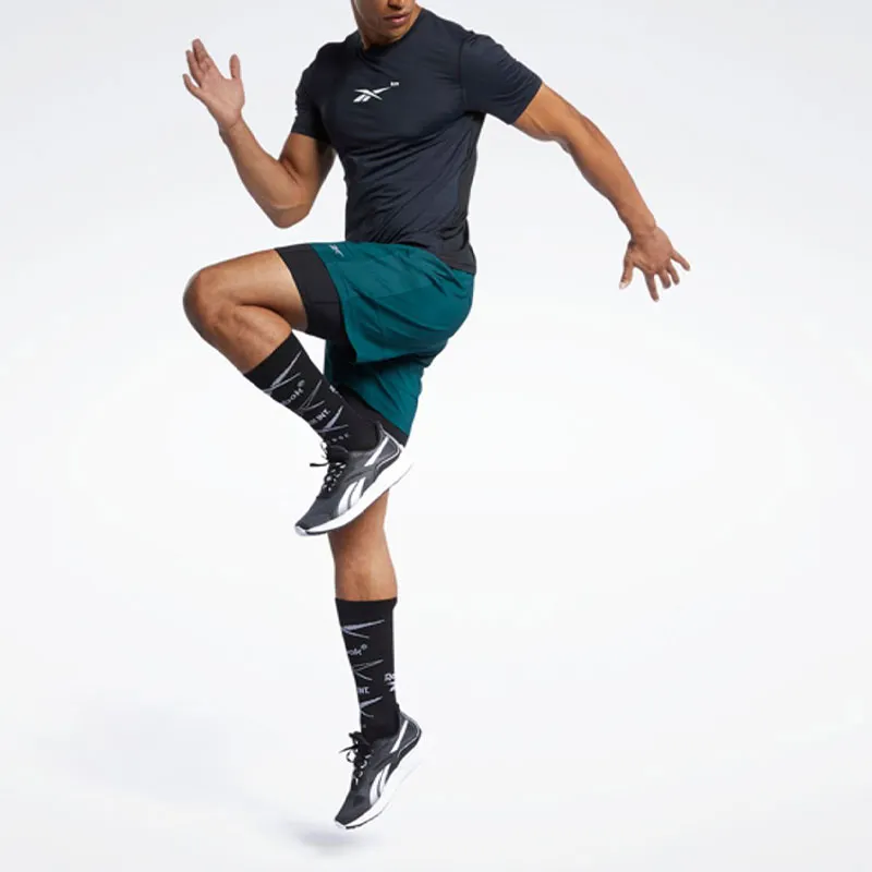 Reebok Re 2-1 Short Sports Shorts Men's Forest Green-2