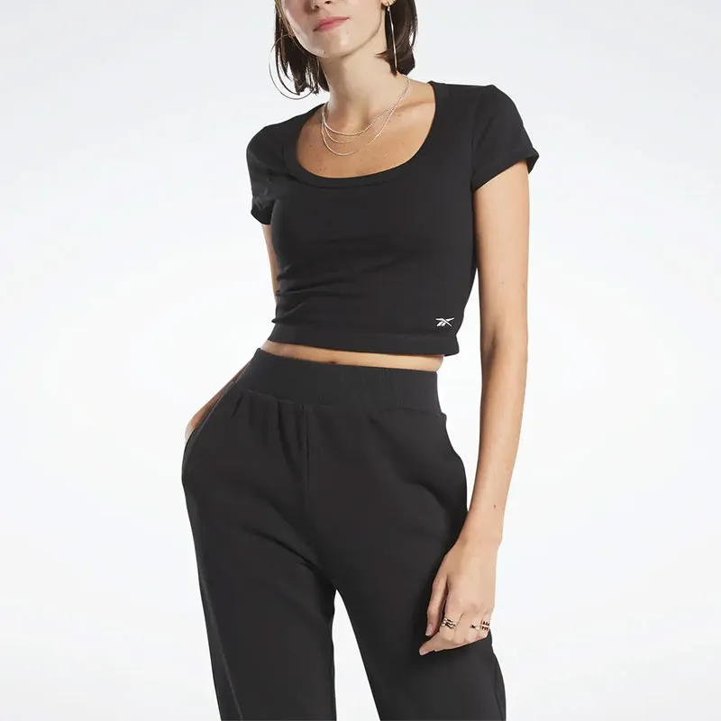 Reebok Regular T-Shirt Women's Black-2
