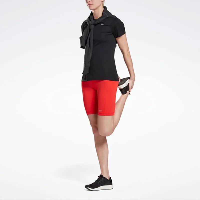 Reebok Re Basic Ss Tee T-Shirt Women's Black-2