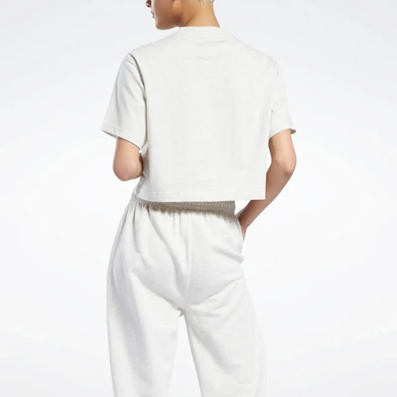 Reebok Cl Pf Big Logo Tee T-Shirt Women's White-3