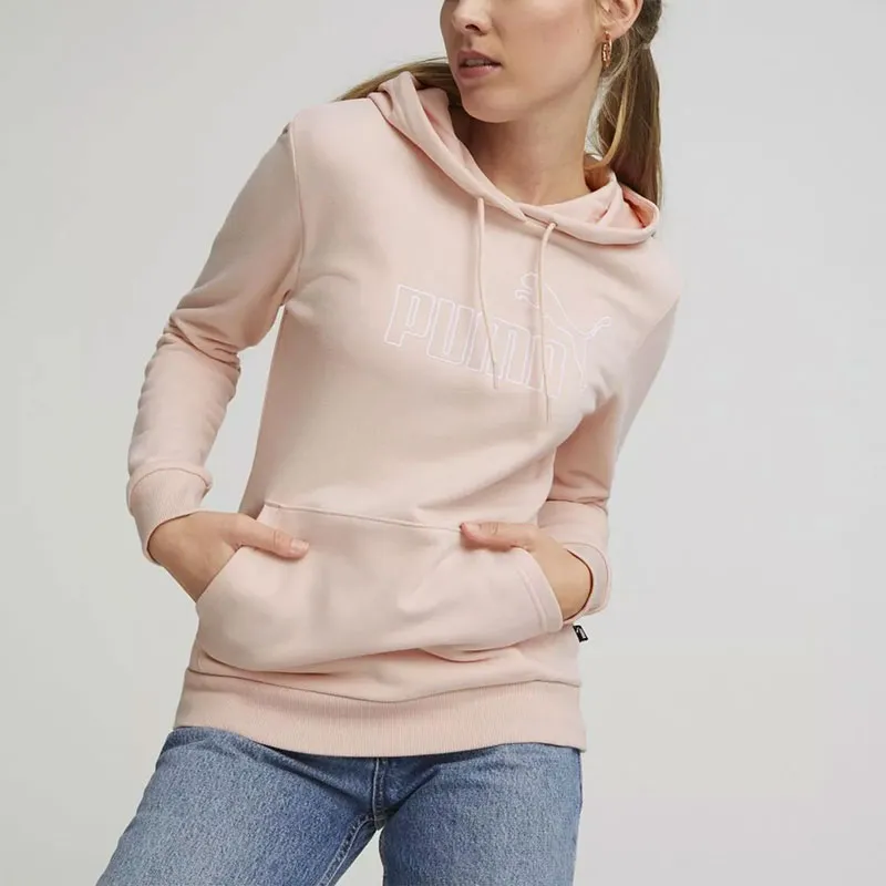 PUMA ESS ELEVATED HOODIE Sweatshirt Women's Pink-2
