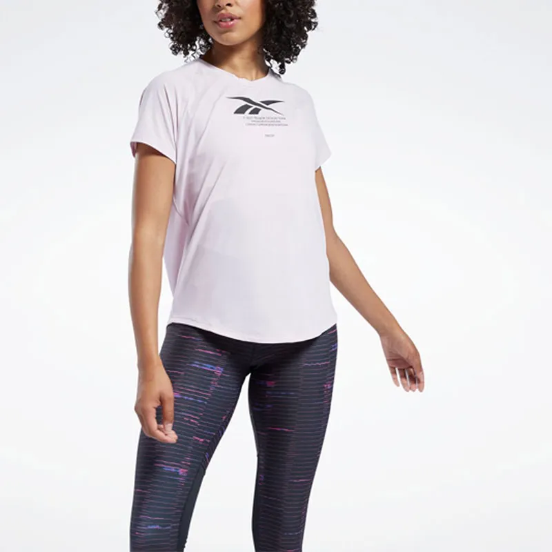 Reebok Ts Run Ac Tee - Run Gr T-Shirt Women's Frosty Raspberry-3
