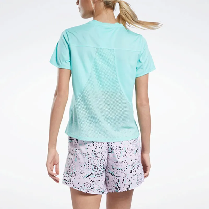 Reebok Wor Run Speedwick Tee T-Shirt Women's Green-4