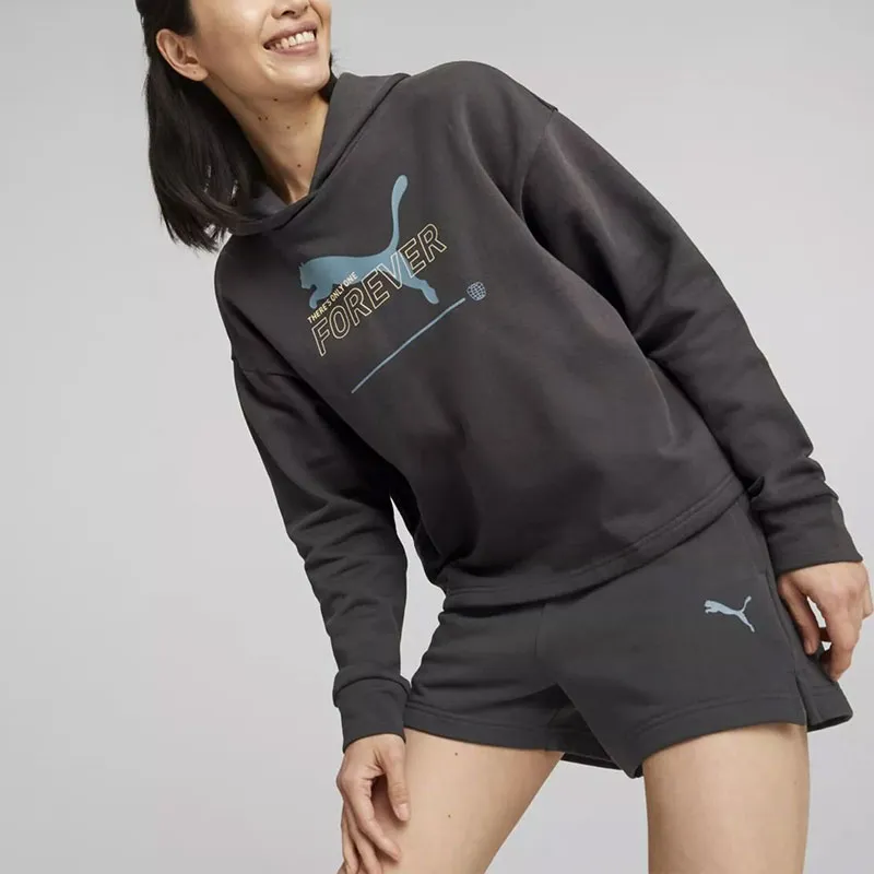 PUMA ESS+ BETTER HOODIE TR Sweatshirt Women's Black-3