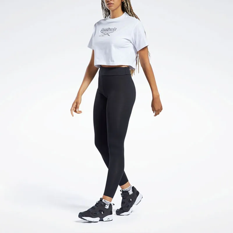 Reebok Cl Pf Big Logo Tee T-Shirt Women's White-2