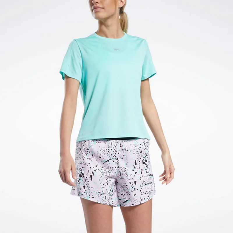 Reebok Wor Run Speedwick Tee T-Shirt Women's Green-3