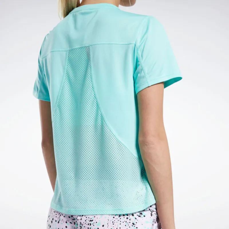 Reebok Wor Run Speedwick Tee T-Shirt Women's Green-6
