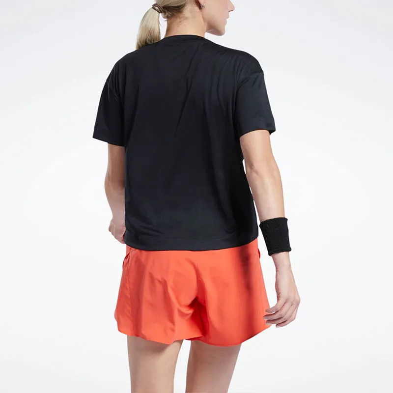 Reebok CYCLED Collection Running SW Graphic Tee T-Shirt Women's Black-4