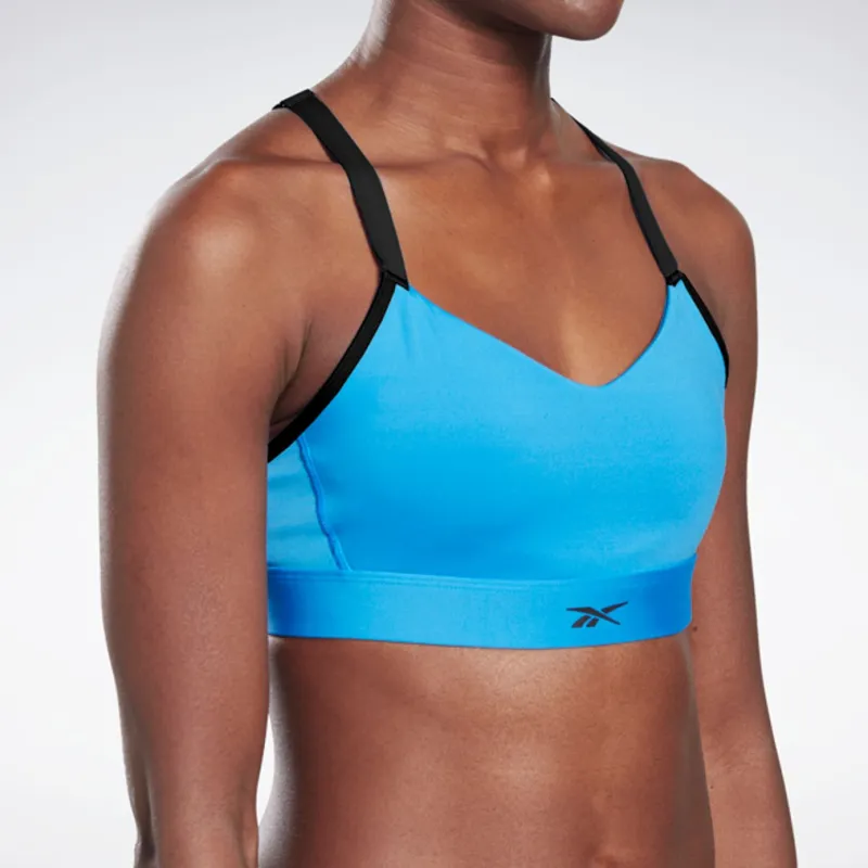 Reebok S Hero Strappy Padded Bra Sports Underwear Women's Blue-5