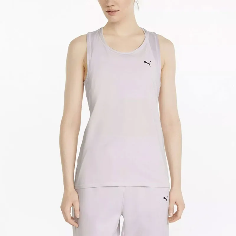 PUMA TRAIN FAVORITE TANK LAVENDER FOG Tank Tops Women's Purple-3