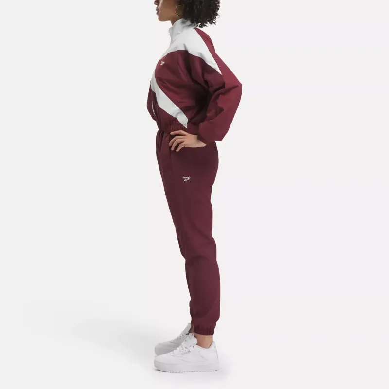 Reebok CYCLED Collection CLASSICS FRANCHISE TRACK JACKET Jackets Coats Women's Red-2