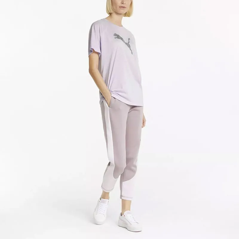 PUMA Raglan Sleeve T-Shirt Women's Purple-2