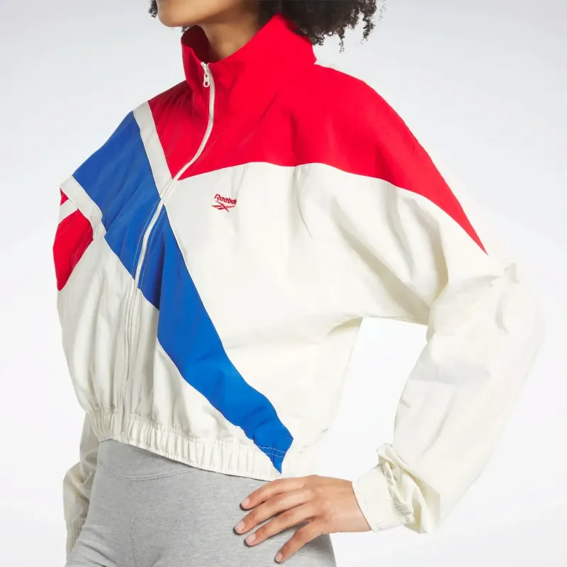Reebok CYCLED Collection Classics Franchise Track Jacket Jackets Coats Women's White-2