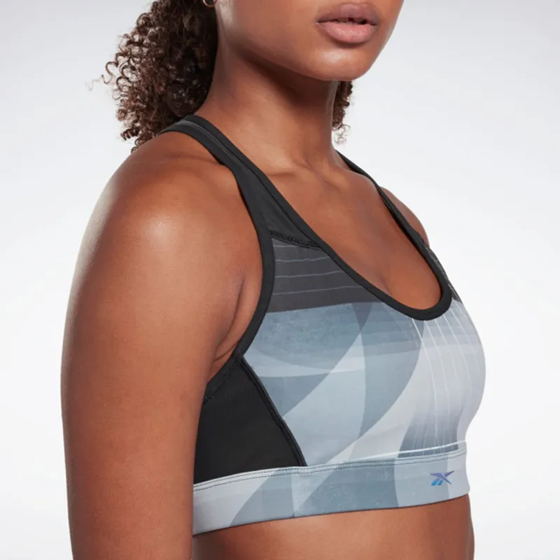 Reebok Osr Lux Racer Bra- Aop Sports Underwear Women's Black-2
