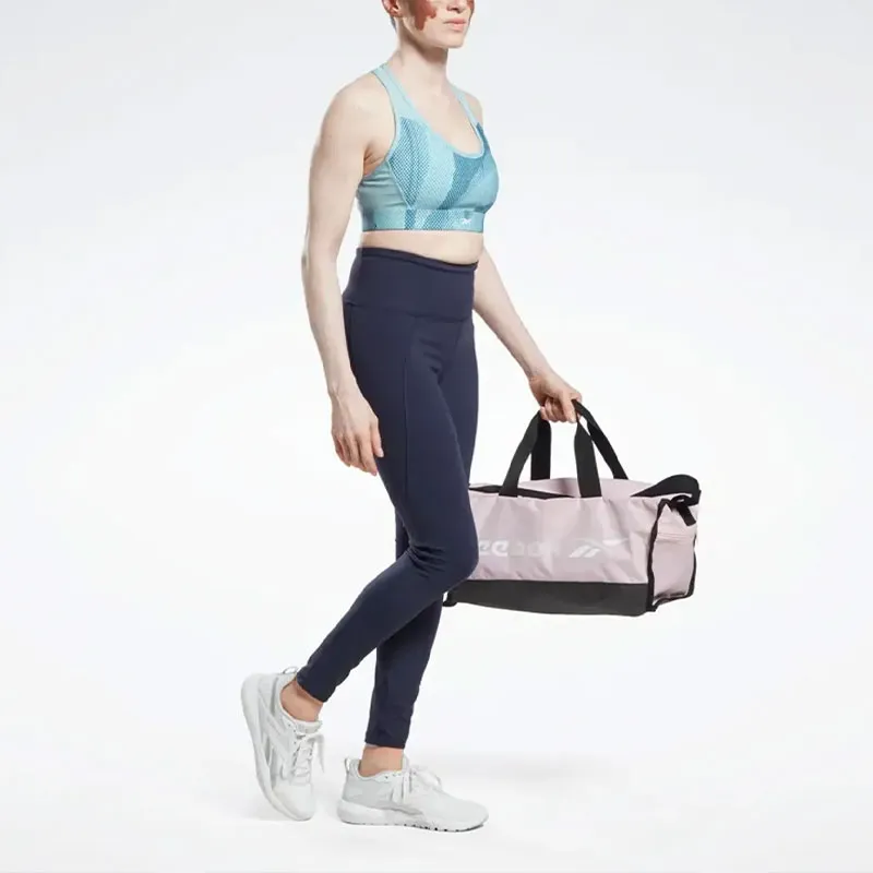 Reebok CYCLED Collection LUX PERFORM ALLOVER PRINT RACER BRA Sports Underwear Women's Blue-2