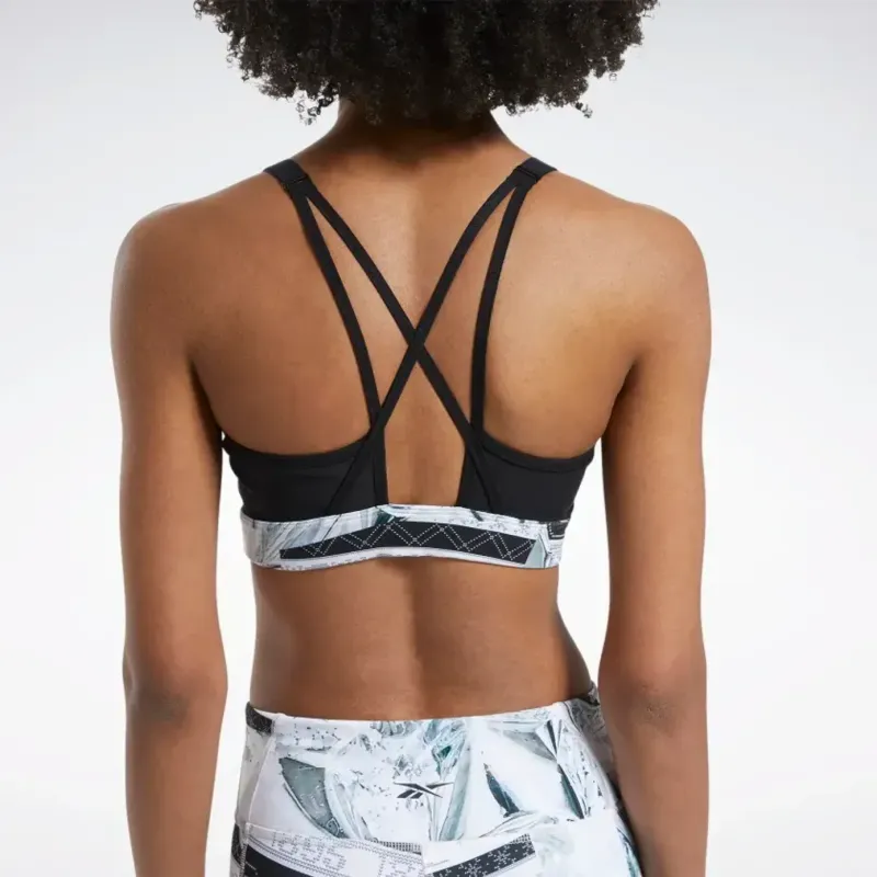 Reebok Ts Hero Strppy Bra- Gift Sports Underwear Women's White-6
