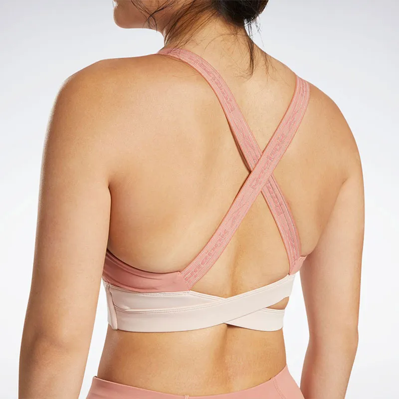 Reebok KIREIFIT SPORTS BRA Sports Underwear Women's Pink-5