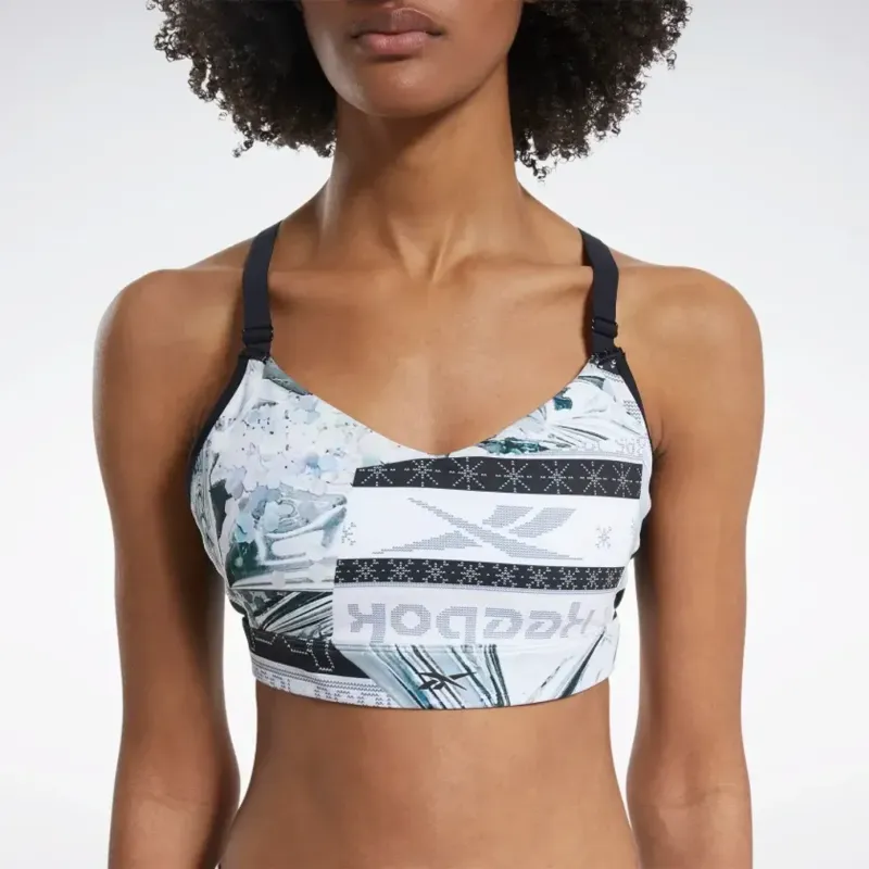 Reebok Ts Hero Strppy Bra- Gift Sports Underwear Women's White-7