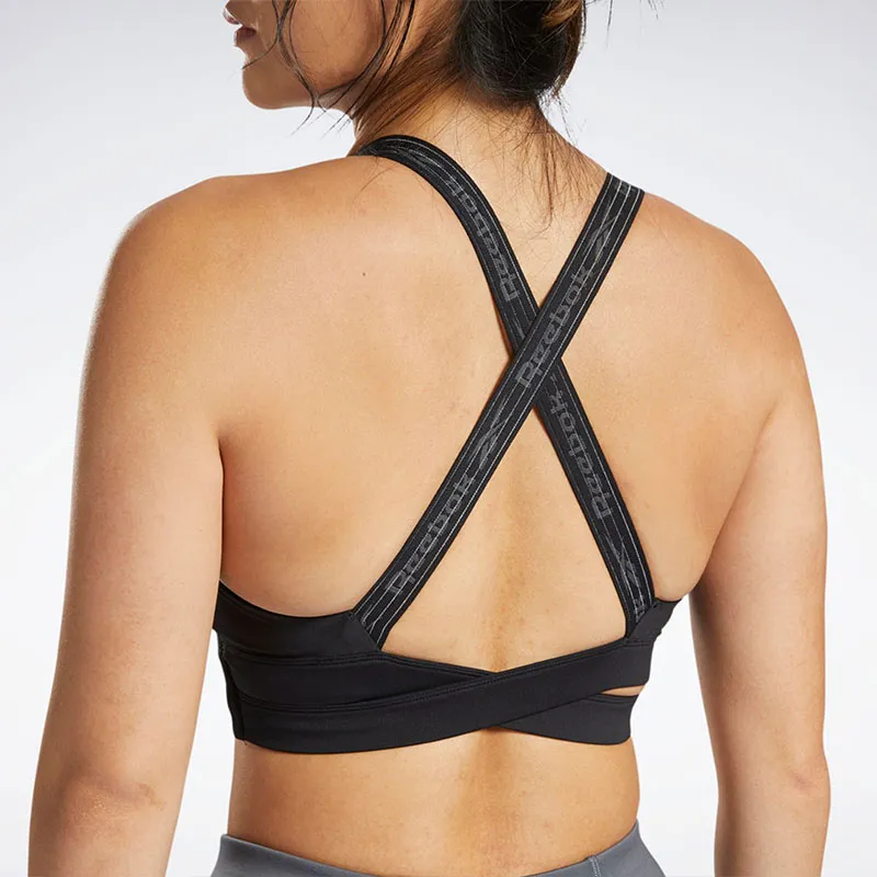 Reebok KIREIFIT SPORTS BRA Sports Underwear Women's Black-5