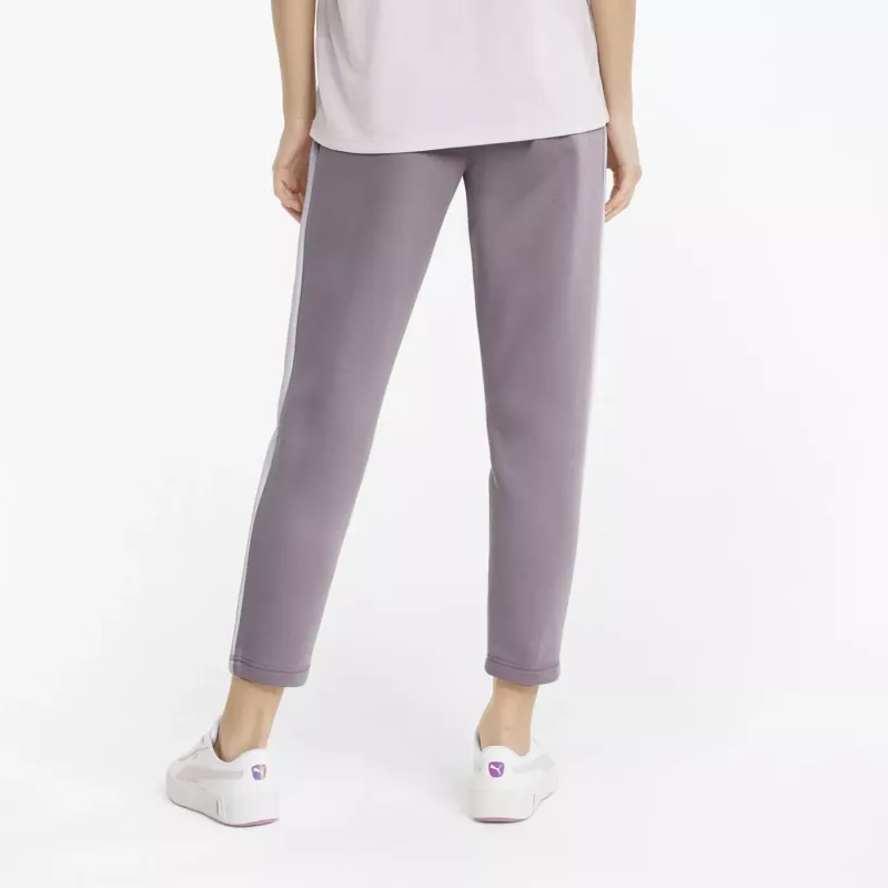 PUMA EVOSTRIPE PANTS QUAIL Knitted Sports Pants Women's Purple-4