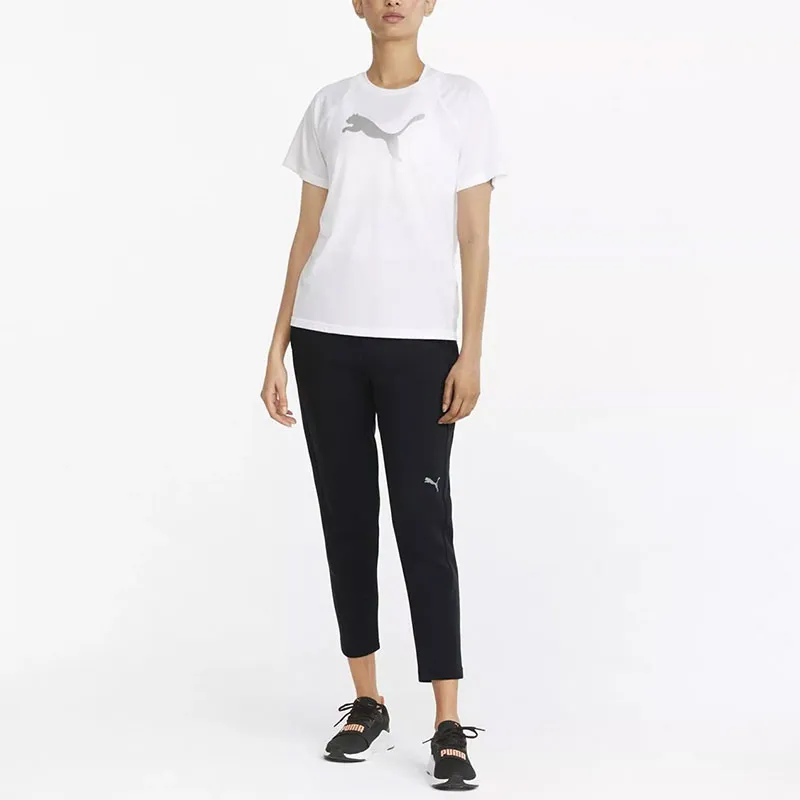 PUMA EVOSTRIPE PANTS Knitted Sweatpants Women's Black-2