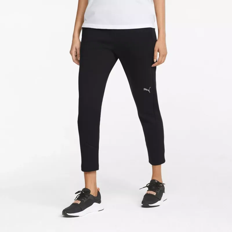 PUMA EVOSTRIPE PANTS Knitted Sweatpants Women's Black-3