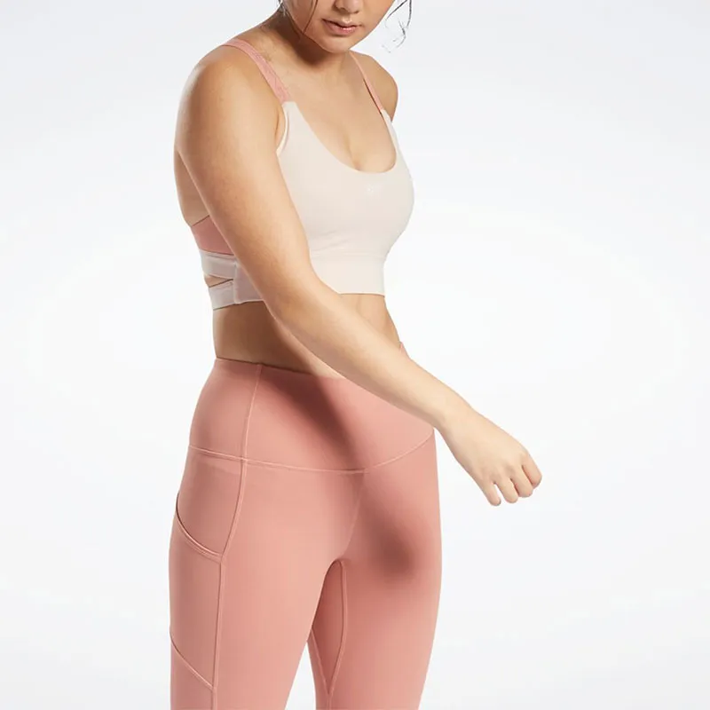 Reebok KIREIFIT SPORTS BRA Sports Underwear Women's Pink-2