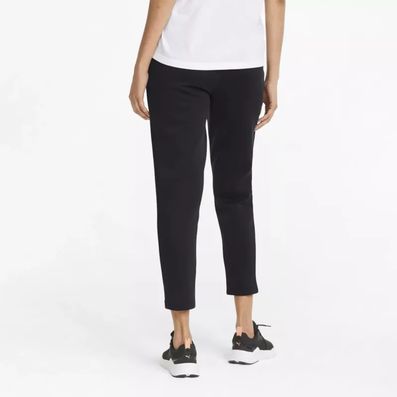 PUMA EVOSTRIPE PANTS Knitted Sweatpants Women's Black-4